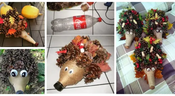 Jeż z butelki plastikowej: kreatywny recykling krok po kroku