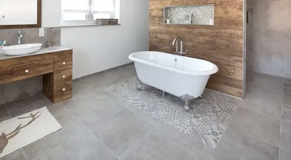 Elegante Badezimmer mit grauen Fliesen: Ideen und Tipps zur Gestaltung