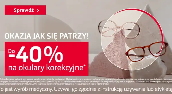 Okulary z NFZ w Vision Express? Sprawdź, ile zaoszczędzisz!