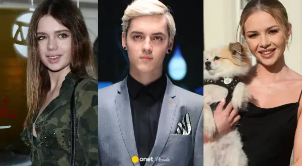 Trzy osoby: dziewczyna w moro, chłopak w garniturze i kobieta z pieskiem. Czy to przyszli uczestnicy Top Model 2025?