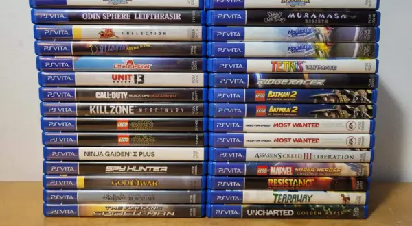 Kolekcja najlepszych gier na PS Vita: Rayman Legends, Odin Sphere, Tetris Ultimate, Uncharted Golden Abyss i wiele innych.