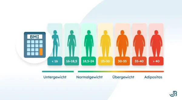 BMI-Rechner zeigt verschiedene Körpertypen von Untergewicht bis Adipositas. So ermitteln Sie, wieviel Kalorien Sie zu sich nehmen dürfen.