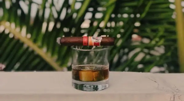 Idealny wieczór: cygaro i bourbon. Poznaj, jak pić bourbon, by w pełni docenić jego smak.