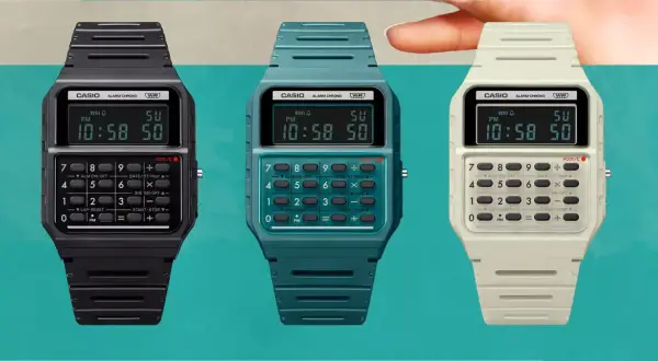 Retro Casio calculator watch – odkryj ikoniczne modele i ich funkcje