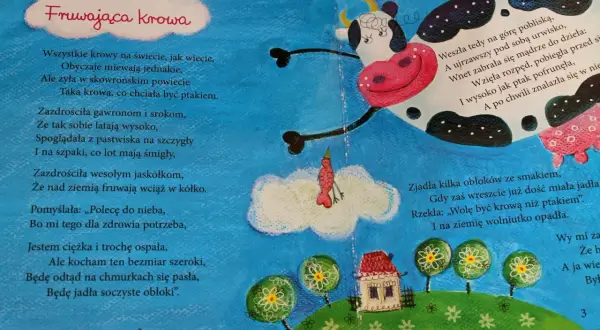 Czarna krowa w kropki bordo wiersz – odkryj jego ukryte znaczenie