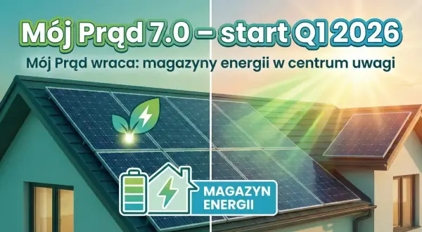 Fotowoltaika 2026: Koniec 5000 zł? Mój Prąd 7.0 i nowe dotacje