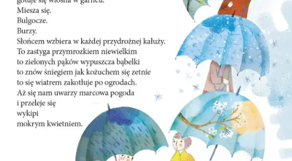 W marcu jak w garncu wiersz - odkryj piękno zmieniającej się wiosny