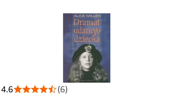 Okładka książki "Dramat udanego dziecka" Alice Miller. Na pierwszym planie dziewczynka w kapeluszu, w tle twarze.