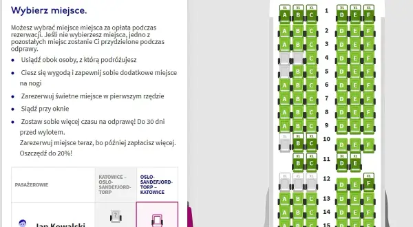 Ile jest miejsc w samolocie Wizz Air? Zaskakujące szczegóły!