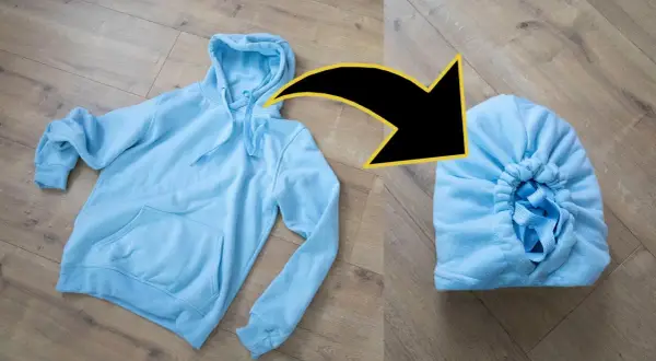 Jak składać bluzy z kapturem, aby zaoszczędzić miejsce i czas