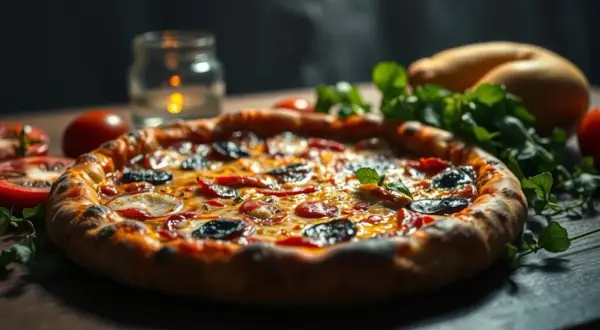 Ile kalorii ma pizza 32 cm? Odkryj sekrety lżejszej wersji