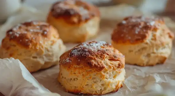 Färska scones, perfekta till frukost. Undrar du vad är filmjölk? Det är en syrad mjölkprodukt som ofta används i bakning, som i dessa scones.