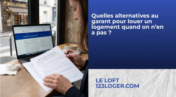 Une personne étudie des documents sur les alternatives au garant pour louer un logement, une nouvelle loi garant location appartement.