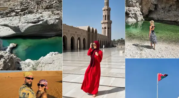 Oman: turkusowe wodospady, pustynne krajobrazy i majestatyczny meczet. Czy jest bezpiecznie? Tak, to bezpieczne miejsce na podróż.
