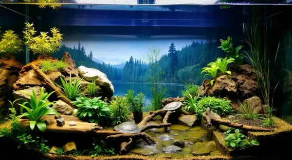 Jak urządzić akwaterrarium dla żółwia wodno-lądowego? Poradnik