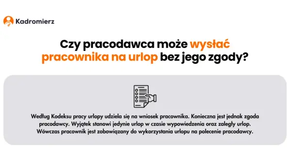 Czy możesz zrzec się urlopu? Wyjaśniamy przepisy KP