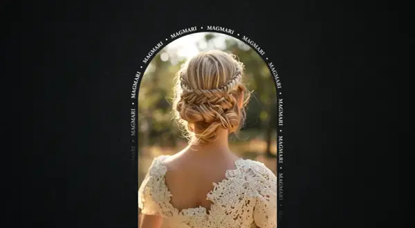Eleganckie, nowoczesne upięcia włosów w stylu boho. Warkocze i luźne fale tworzą romantyczną fryzurę.