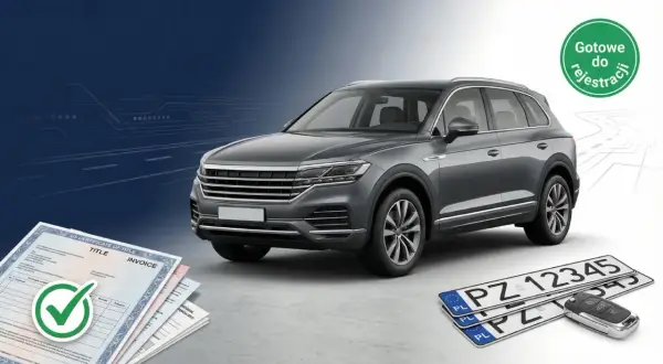 Szare auto, dokumenty i kluczyki – wszystko gotowe na Twoje pierwsze auto!