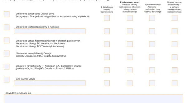 Czy można odstąpić od umowy zawartej w salonie Orange? Sprawdź, co musisz wiedzieć