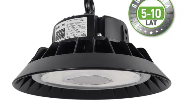 Mocna lampa led 100w Philips z gwarancją 5-10 lat, idealna do oświetlenia przemysłowego.