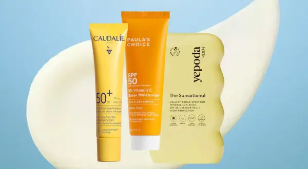 Sonnenschutz fürs Gesicht: Caudalie, Paula's Choice und Yepoda bieten leichten Schutz.
