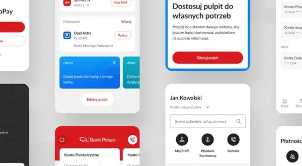 Aplikacja mobilna Peopay. Widok panelu użytkownika, opcje dostosowania pulpitu, dodawania kont i kart. Jak uruchomić Peopay na nowym telefonie?
