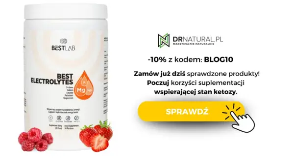 Suplement Best Electrolytes wspiera ketozę, pomagając wybrać, czego nie jeść na keto. Z kodem BLOG10 -10%.