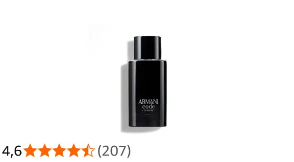 Elegancki, czarny flakon perfum Armani Code Parfum 100ml, symbol męskiej elegancji.