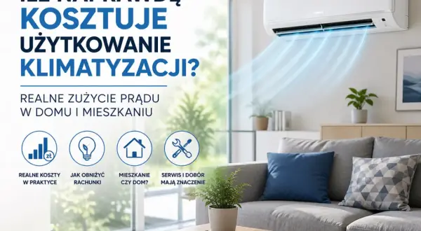 Ile naprawdę kosztuje używanie klimatyzacji w domu? Sprawdź realne zużycie prądu i jak obniżyć rachunki.