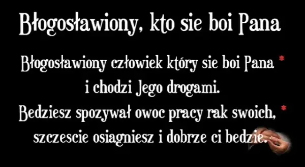 Nuty Psalm Błogosławiony kto się boi Pana: PDF, Akordy, Ślub
