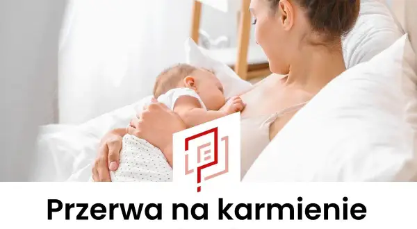 Mama karmi piersią swoje dziecko. To piękny moment bliskości i troski.
