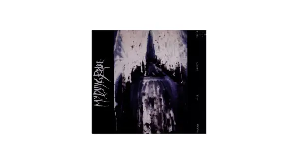 Okładka albumu "The Turn, Loose, The Swans" z mrocznym, abstrakcyjnym obrazem i napisem "MY DYING BRIDE".