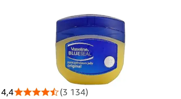 Słoiczek Vaseline BlueSeal. To jest właśnie petrolatum, czyli wazelina, idealna do pielęgnacji.