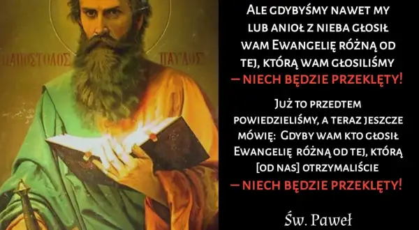 Święty Paweł, apostoł, z mieczem i Ewangelią, ostrzega przed fałszywymi naukami. Kim był święty Paweł? Jego słowa z Listu do Galatów przypominają o wierności Ewangelii.
