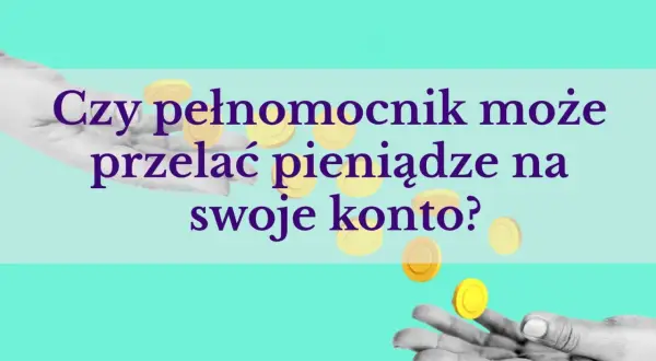 Czy pełnomocnik może przelać pieniądze na swoje konto? Pytanie o legalność takich działań, ilustrowane spadającymi monetami.