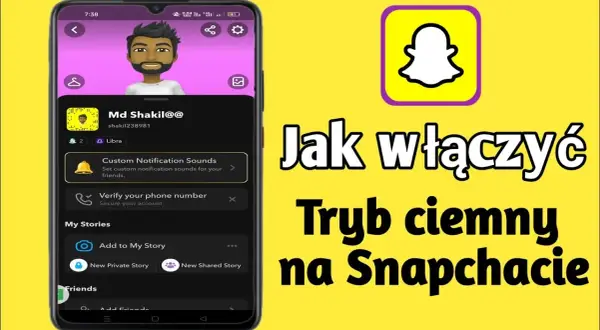 Jak włączyć czarny motyw na snapie i poprawić komfort korzystania