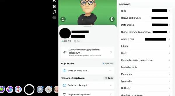 Ustawienia Snapchata: jak odzyskać dni na Snapie? Sprawdź datę urodzenia i inne dane konta, aby odzyskać utracone dni.