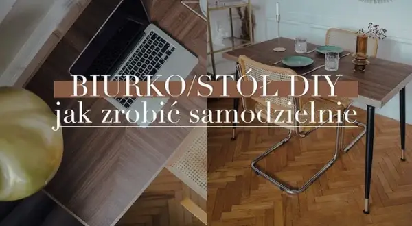 Oklejanie stołu krok po kroku: Szybka metamorfoza DIY