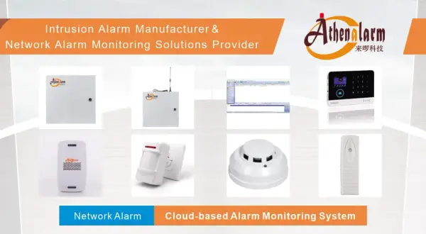 Système d'alarme réseau et de surveillance cloud. Notice hikvision en français : panneaux, détecteurs de mouvement, clavier et détecteur de fumée.