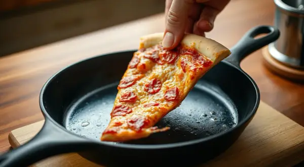 Jak odgrzać pizzę na patelni? Chrupiący spód i ciągnący ser!