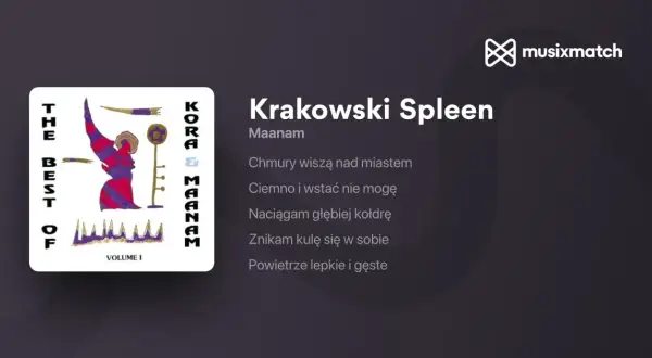 Krakowski spleen: tekst, symbolika i co naprawdę śpiewała Kora?