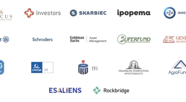 Logotypy firm: Quercus, Investors, Skarbiec, Ipopema, PZU, Allianz, Schroders, Goldman Sachs, Superfund, Generali, VIG, Uniqa, TFI, Franklin Templeton, AgioFunds, Esaliens, Rockbridge. Allianz i Pimco to partnerzy funduszy rynków wschodzących.