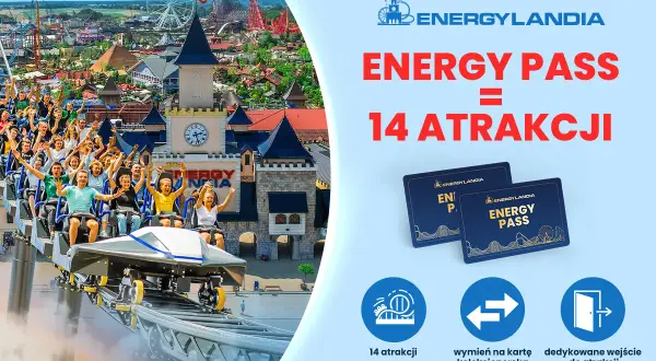 Energylandia: Energy Pass to 14 atrakcji! Zdobądź swoje bilety VIP i ciesz się zabawą.