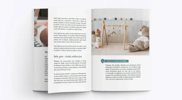 Baby gym i mata edukacyjna – pierwsze zabawki dla noworodków. Stojak edukacyjny z zabawkami zachęca do aktywności.