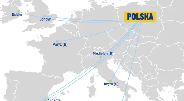 Ryanair dokąd latamy? Odkryj najpopularniejsze kierunki z Polski