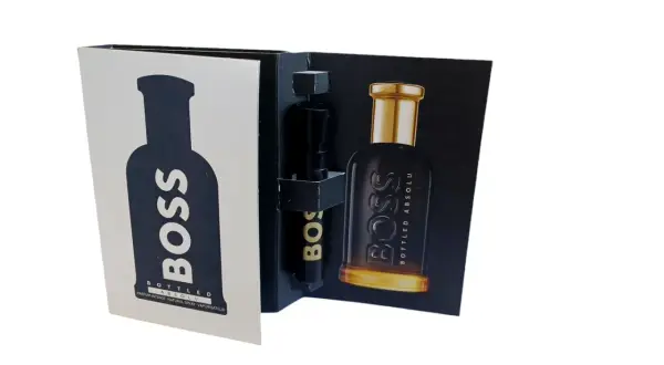 Próbka perfum Hugo Boss Bottled Intense w eleganckim opakowaniu.