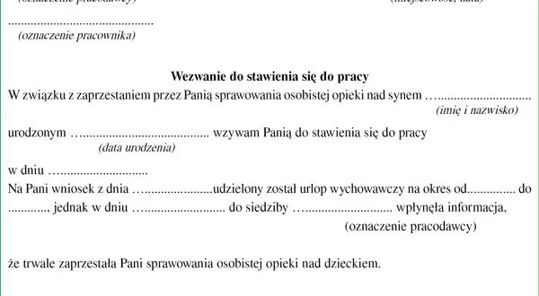 Przedłużenie urlopu wychowawczego: Kiedy i jak złożyć wniosek?