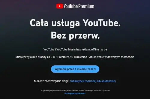 Ile kosztuje YouTube Music Premium? Sprawdź ceny subskrypcji teraz