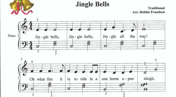 Nuty do "Jingle Bells" z tekstem. Dowiedz się, jak zagrać na harmonijce "Sto lat" i inne melodie.