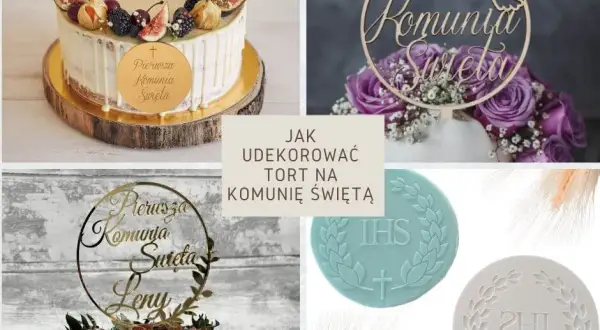 Świeczka na torcie komunijnym: czy wypada? Eleganckie dekoracje